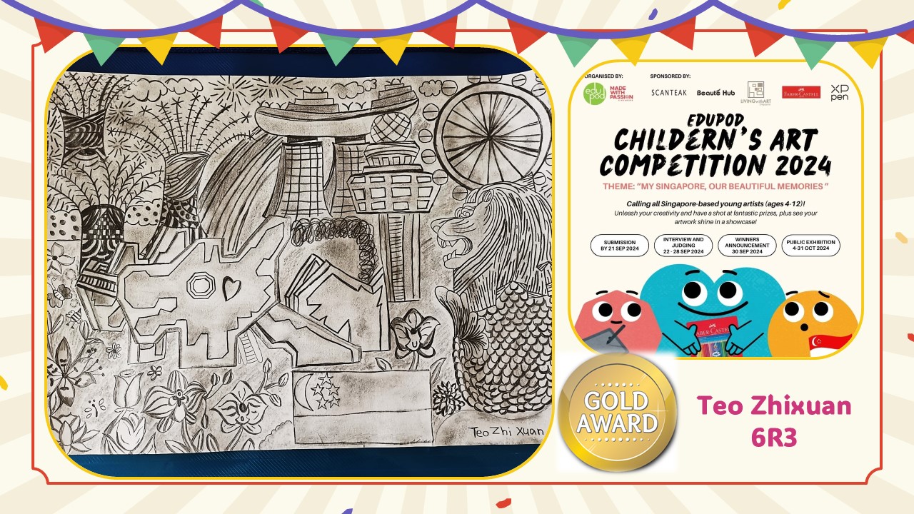 Edupod Children's Art Competition 2024_Teo Zhixuan_Gold Award